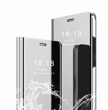 Інтерактивна чохол книжка для Realme 10s Anomaly Clear View Silver (Сріблястий)