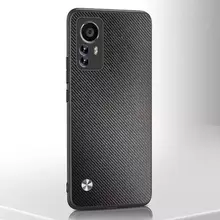 Чехол бампер для Xiaomi Redmi Note 12 Anomaly Color Fit Matte Black (Матовый Черный)