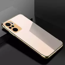 Чехол бампер для Xiaomi Redmi Note 10 5G Anomaly Color Plating Gold (Золотой)