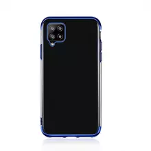 Чехол бампер для Samsung Galaxy A12 Nacho Anomaly Color Plating Blue (Синий)