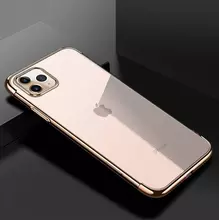Чехол бампер для iPhone 13 Anomaly Color Plating Gold (Золотой)
