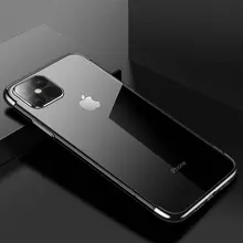 Чехол бампер для iPhone 13 Anomaly Color Plating Black (Черный)