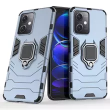Чехол бампер для Xiaomi Redmi Note 12 Anomaly Defender S (с кольцом-держателем) Dark Blue (Темно Синий)