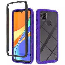 Противоударный чехол бампер для Infinix Smart 6 Anomaly Hybrid 360 Purple / Black (Пурпурный / Черный)