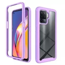 Противоударный чехол бампер для Realme Narzo 50A Anomaly Hybrid 360 Purple (Пурпурный)