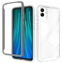 Противоударный чехол бампер для Realme 10 5G Anomaly Hybrid 360 White / Grey (Белый / Серый)