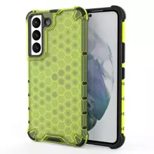Противоударный чехол бампер для Samsung Galaxy S22 Plus Anomaly Plasma Green (Зеленый)