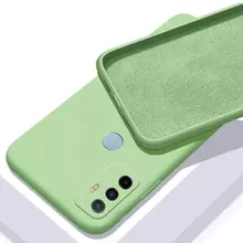 Чехол бампер для Lenovo Legion Y90 Anomaly Silicone (с микрофиброй) Light Green (Светло Зеленый)
