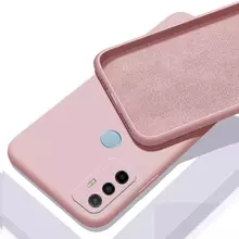 Чехол бампер для Lenovo Legion Y90 Anomaly Silicone (с микрофиброй) Sand Pink (Песочный Розовый)