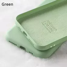 Чехол бампер для Realme 10 5G Anomaly Silicone (с микрофиброй) Light Green (Светло Зеленый)