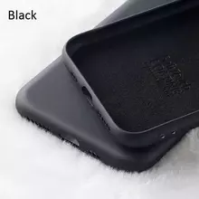 Чехол бампер для Samsung Galaxy M04 / Galaxy A04e Anomaly Silicone (с микрофиброй) Black (Черный)