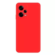 Чехол бампер для Xiaomi Redmi Note 12 Pro 5G / Poco X5 Pro Anomaly Silicone (с микрофиброй) Red (Красный)