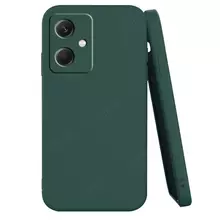 Чехол бампер для Xiaomi Redmi Note 12 Anomaly Silicone (с микрофиброй) Dark Green (Темно Зеленый)