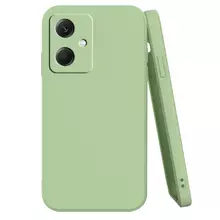 Чехол бампер для Xiaomi Redmi Note 12 Anomaly Silicone (с микрофиброй) Light Green (Светло Зеленый)