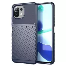Противоударный чехол бампер для Vivo Y02 Anomaly Thunder Blue (Синий)