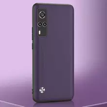 Чехол бампер для Vivo Y53s / Y31 / Y51 Anomaly Color Fit Purple (Пурпурный)