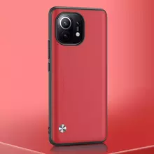 Чехол бампер для Xiaomi Mi 11 Lite / 11 Lite 5G NE Anomaly Color Fit Red (Красный)