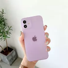Ультратонкий чехол бампер для iPhone 12 Anomaly Air Skin Purple (Пурпурный)
