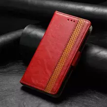 Чехол книжка для Xiaomi Poco F4 GT / Redmi K50 Gaming Anomaly Business Wallet Red (Красный)