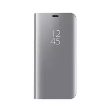 Интерактивная чехол книжка для Realme Q3i 5G Anomaly Clear View Silver (Серебристый)