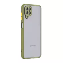 Чехол бампер для Samsung Galaxy A22 5G Anomaly Fresh Line Green (Зеленый)