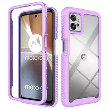 Противоударный чехол бампер для Motorola Moto G32 Anomaly Hybrid 360 Purple (Пурпурный)