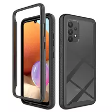 Противоударный чехол бампер для Vivo Y33s / Y21 Anomaly Hybrid 360 Black (Черный)