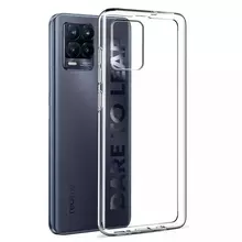 Ультратонкий чехол бампер для Realme Q3i 5G Anomaly Jelly Transparent (Прозрачный)