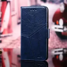 Премиальный чехол книжка для OnePlus Nord N300 Anomaly K&#039;try Premium Dark Blue (Темно Синий)