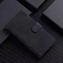 Чехол книжка для Realme 10 Pro Plus Anomaly Leather Book Black (Черный)