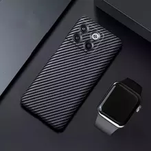 Ультратонкий чехол бампер для OnePlus 10 Pro Anomaly PC Carbon Black (Черный)