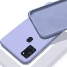 Чехол бампер для Motorola Moto G62 5G Anomaly Silicone (с микрофиброй) Light Purple (Светло Пурпурный)