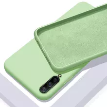 Чехол бампер для Wiko View3 Pro Anomaly Silicone (с микрофиброй) Light Green (Светло Зеленый) 