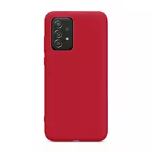 Чехол бампер для Samsung Galaxy A23 5G / Galaxy A23 Anomaly Silicone (с микрофиброй) Red (Красный)