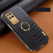 Чехол бампер для Oppo Reno 5 Lite Anomaly X-Case (с кольцом-держателем) Black (Черный)