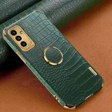 Чехол бампер для Samsung Galaxy A34 Anomaly X-Case (с кольцом-держателем) Green (Зеленый)