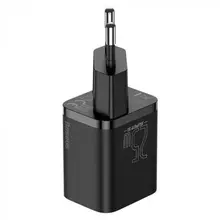 Сетевое зарядное устройство Baseus Super Si Quick Charger 1C (25W) Black (Черный) (CCSP020101)