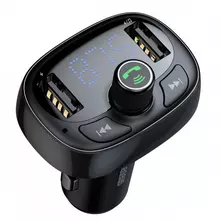 FM-трансмиттер Baseus T-Typed Wireless MP3 Сharger Black (Черный) (CCALL-TM01)