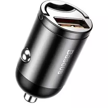 Автомобильное зарядное устройство Baseus Tiny Star Mini Quick Charge Car Charger USB Port 30W Gray (Серый) (VCHX-A0G)