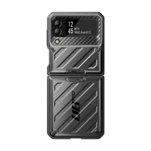 Противоударный чехол бампер Supcase Unicorn Beetle PRO для Samsung Galaxy Flip 4 Black (Черный) 