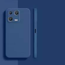Чехол бампер для Xiaomi 13 Anomaly Silicone (с микрофиброй) Blue (Синий)