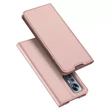 Чехол книжка для Xiaomi 12 / 12S / 12X Dux Ducis Skin Pro Rose Gold (Розовое Золото)