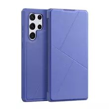 Чехол книжка для Samsung Galaxy S22 Ultra Dux Ducis Skin X Blue (Синий)