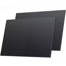 Набір сонячних панелей стаціонарних EcoFlow Solar Panel (2 шт) 400W Black (Чорний)