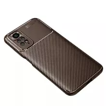Противоударный чехол бампер для Infinix Zero X Pro Ipaky Lasy Brown (Коричневый)