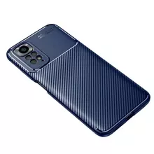 Противоударный чехол бампер для Xiaomi Redmi Note 11 / Redmi Note 11S Ipaky Lasy Blue (Синий)