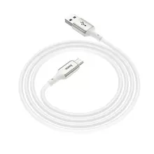 Кабель Hoco Micro USB Howdy charging data cable X66 1m, 2.4A White (Белый)