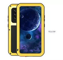 Противоударный чехол бампер для Sony Xperia 1 IV Love Mei PowerFull Yellow (Желтый) 