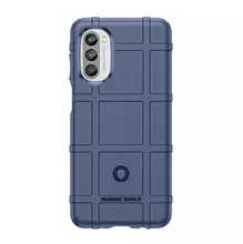 Противоударный чехол бампер для Motorola Moto G62 5G Anomaly Rugged Shield Blue (Синий)