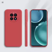 Чехол бампер для Huawei Mate 50 Pro Anomaly Silicone (с микрофиброй) Camellia (Камелия)